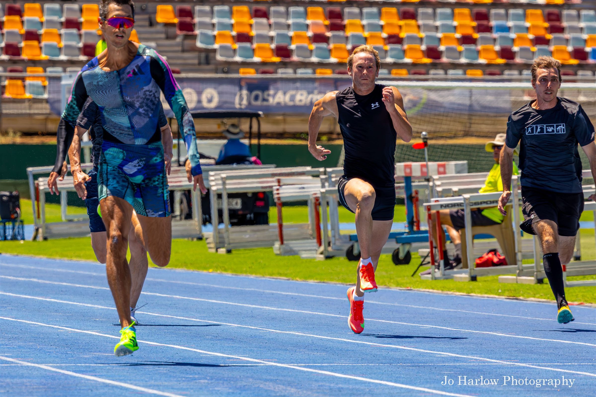 Athletes competing at QSAC Stadium, Brisbane